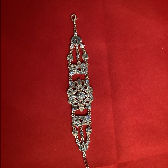 Blue and silver tone bracelet - Picture 2 of 5